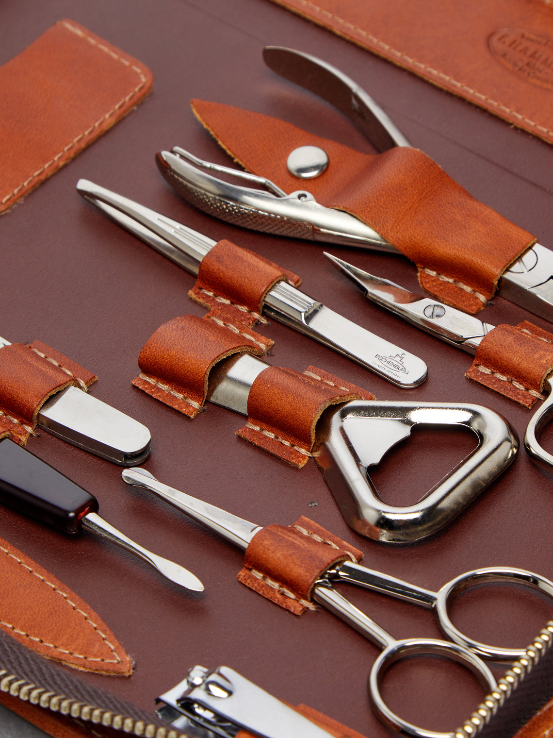 F. Hammann - Leather Large Grooming and Manicure Set -  - ABASK