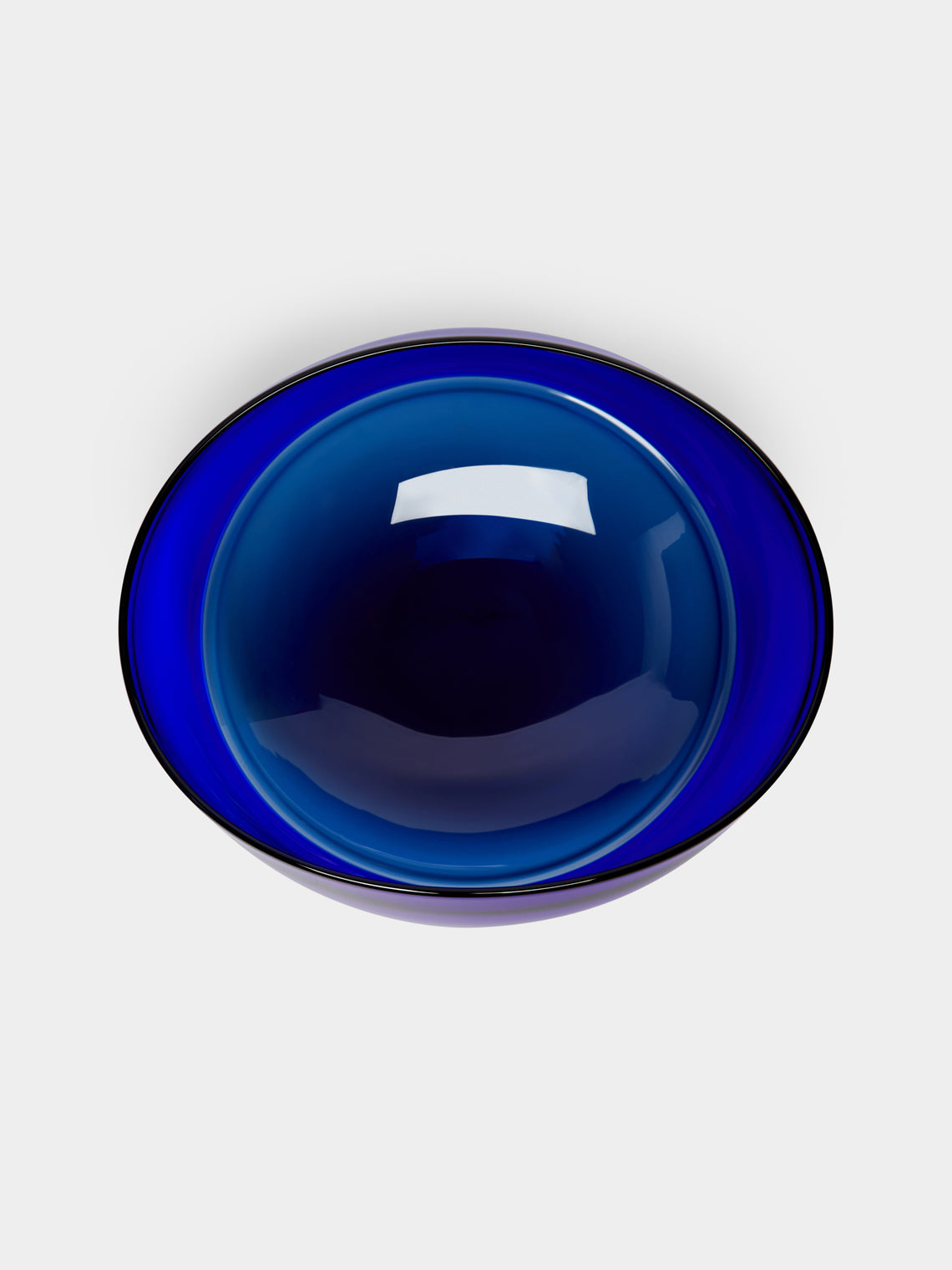 Stewart Hearn - Oval Encalmo Hand-Blown Glass Small Bowl -  - ABASK