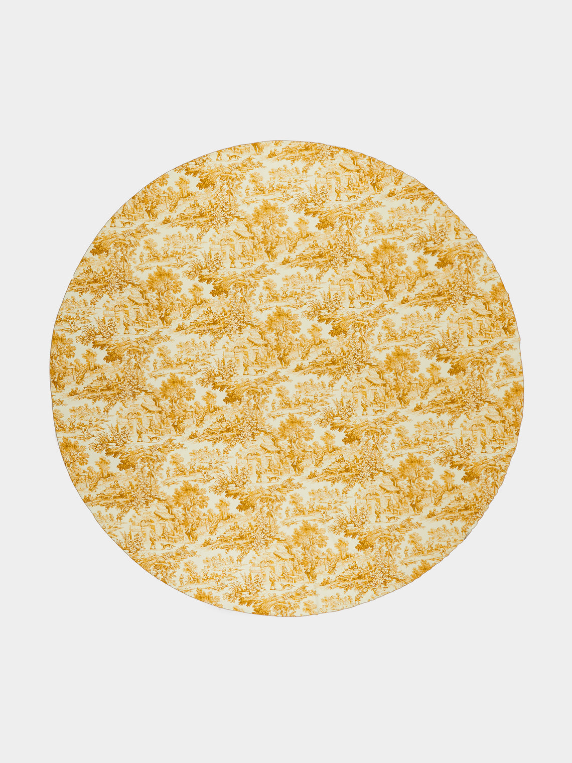 Borgo delle Tovaglie - Toile de Jours Linen Round Tablecloth -  - ABASK