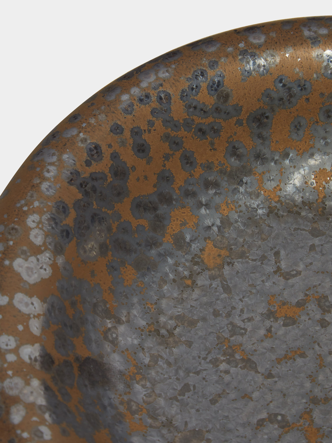 Jaune de Chrome - Bubble Porcelain Soup Plate - Black - ABASK