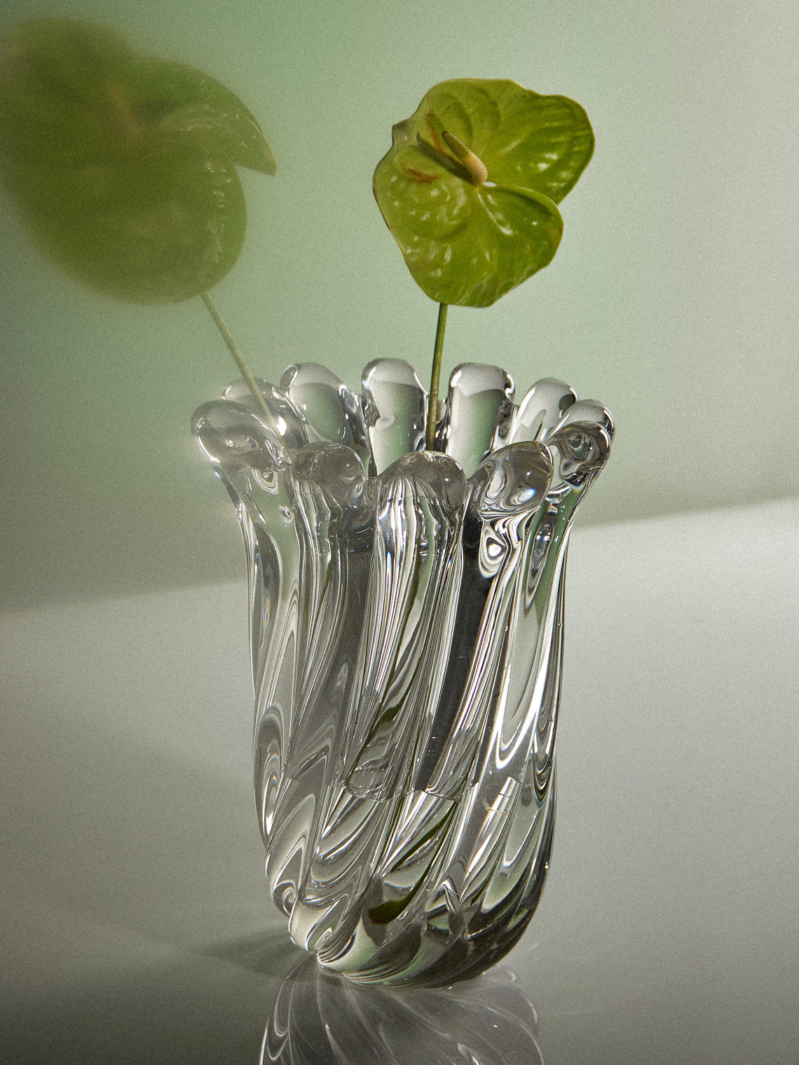 Antique and Vintage - Mid-Century Archimede Seguso Vase - Clear - ABASK
