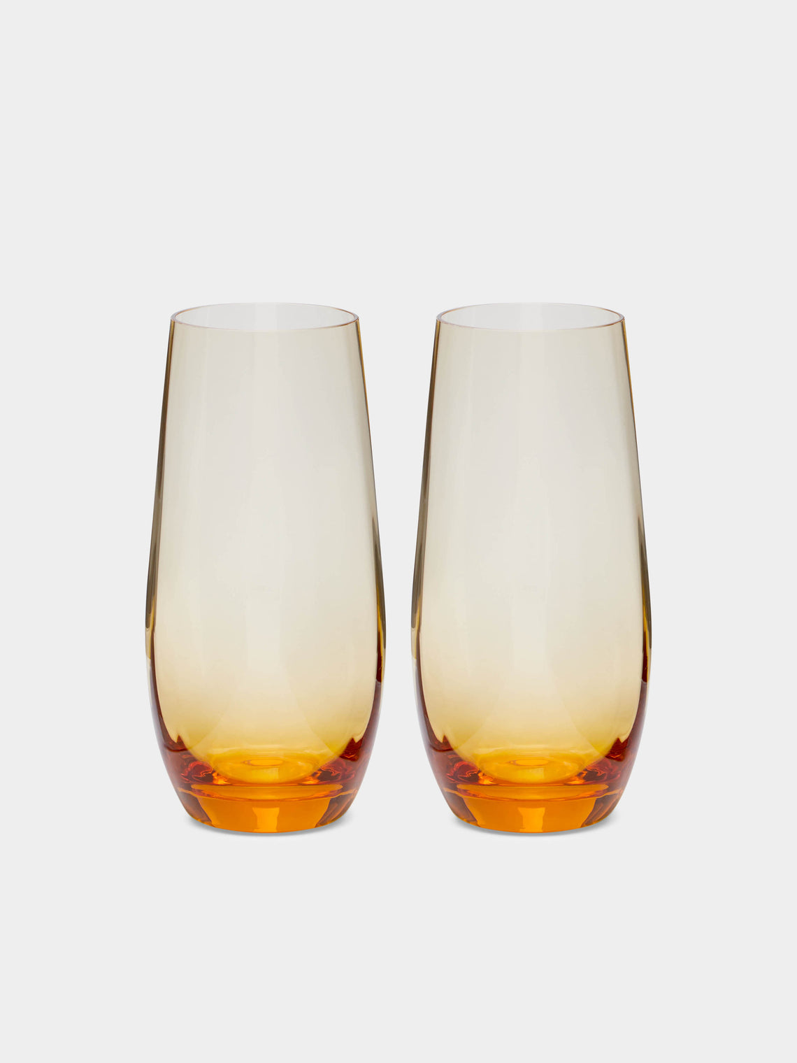 Moser - Optic Hand-Blown Crystal Water Glasses (Set of 2) -  - ABASK
