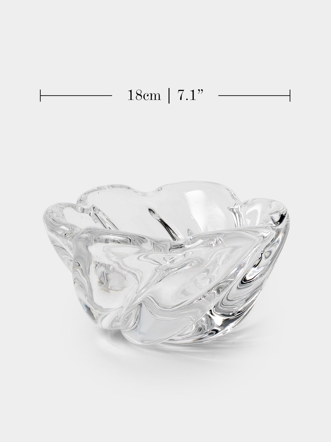 Antique and Vintage - 1950s Orrefors Crystal Dish - Clear - ABASK