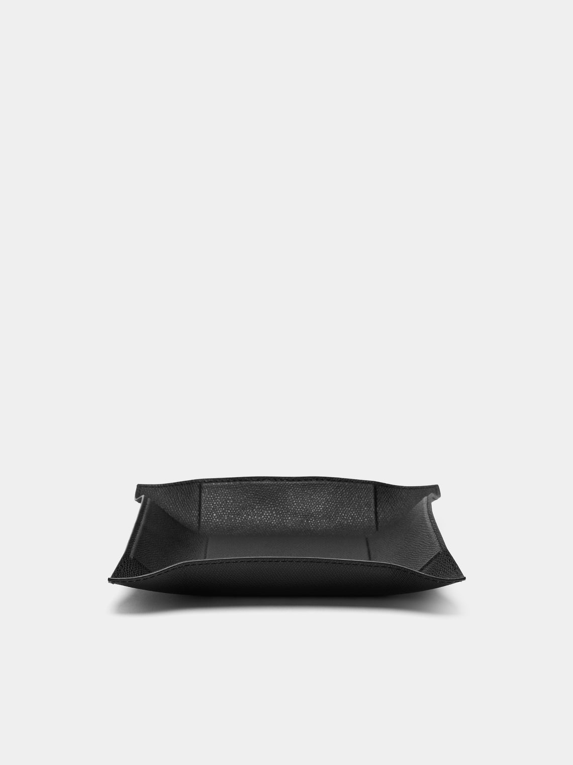 Giobagnara - Jack Leather Valet Tray (8in/20cm) - Black - ABASK