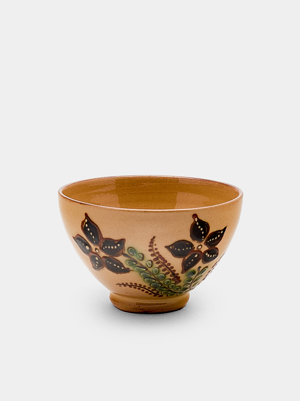 Poterie d’Évires - Flowers Hand-Painted Ceramic Petit Bowls (Set of 6) - Cream - ABASK