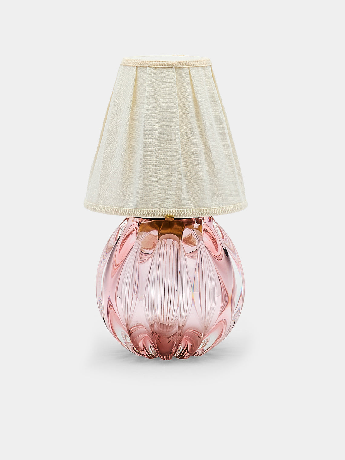 Yali Glass - Bolla Bar Hand-Blown Murano Glass Portable Lamp - Light Pink - ABASK - 