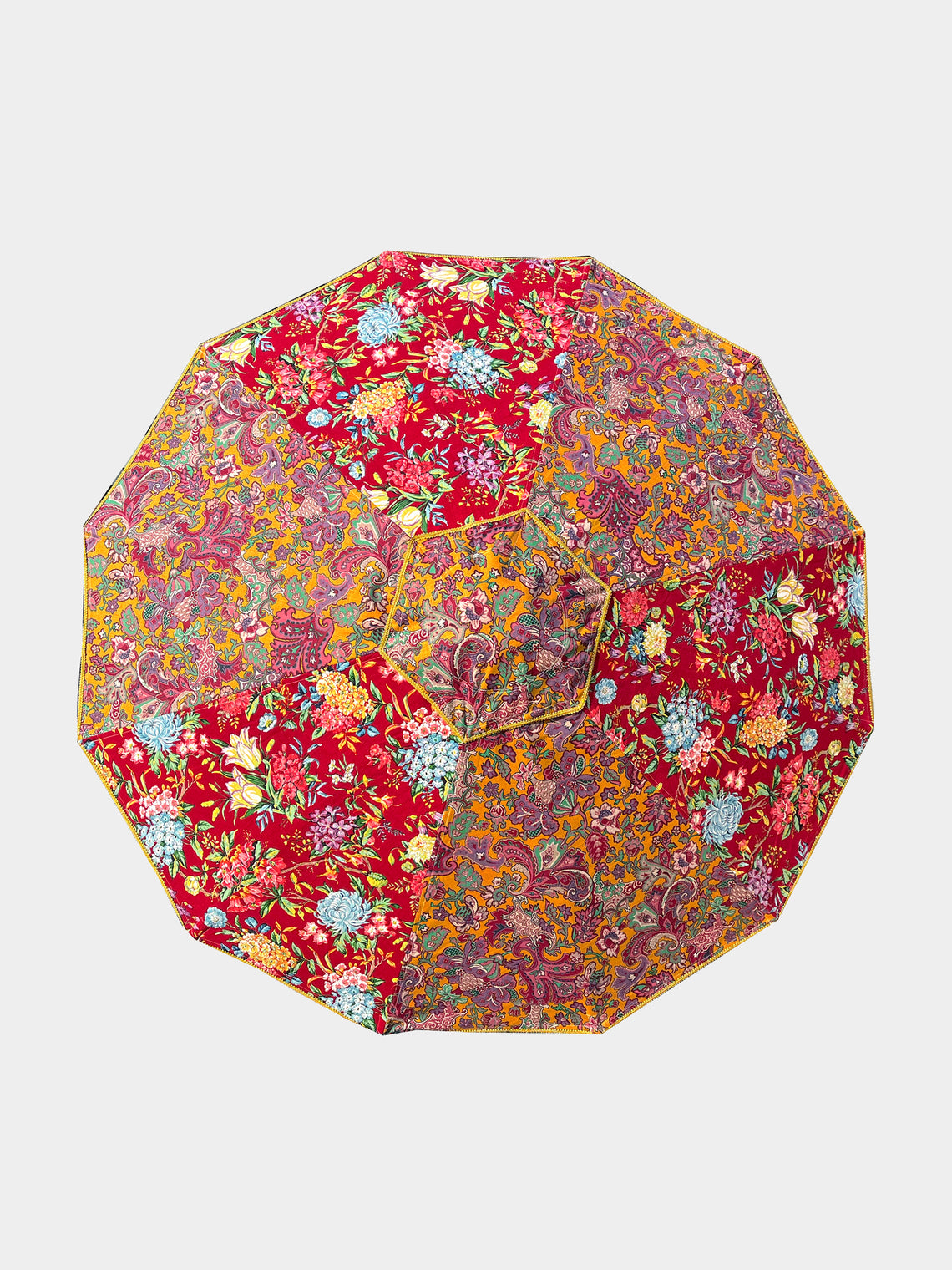 Sunbeam Jackie - Burning Love Vintage-Cotton Parasol - Red - ABASK