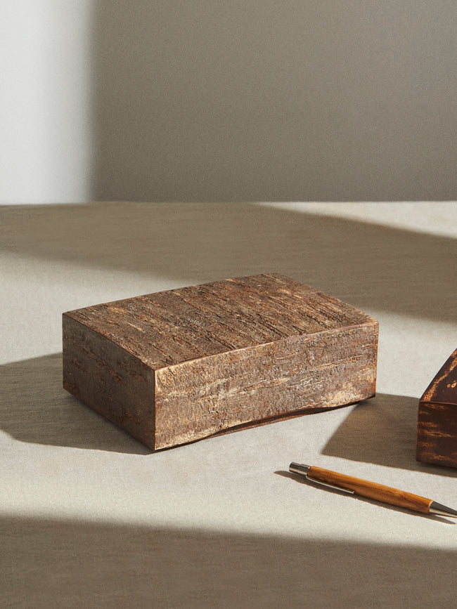 Denshiro - Cherry Bark Storage Box - Brown - ABASK
