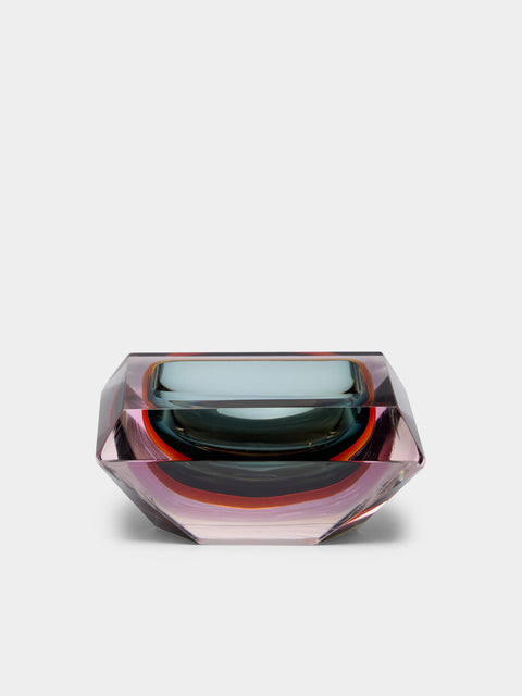 Antique and Vintage - 1960s Flavio Poli Murano Glass Ashtray -  - ABASK - 