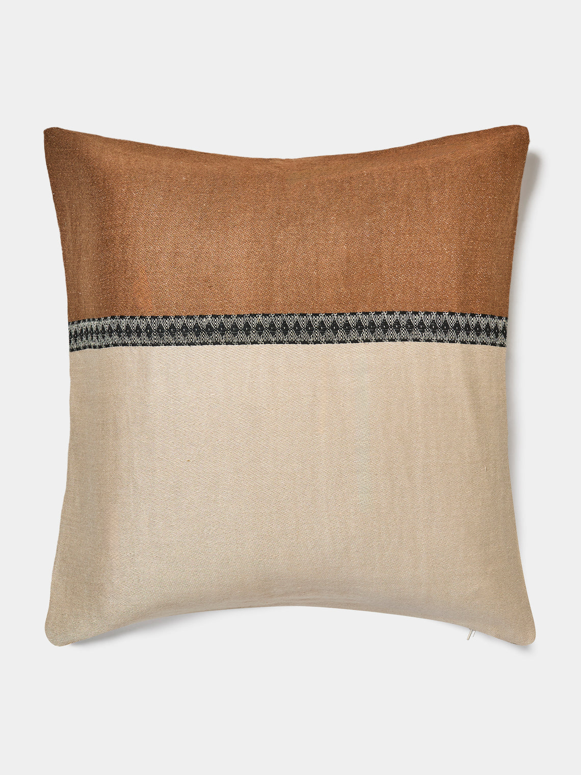 Libeco - Vourkari Belgian Linen Cushion (25in/63cm) - Beige - ABASK