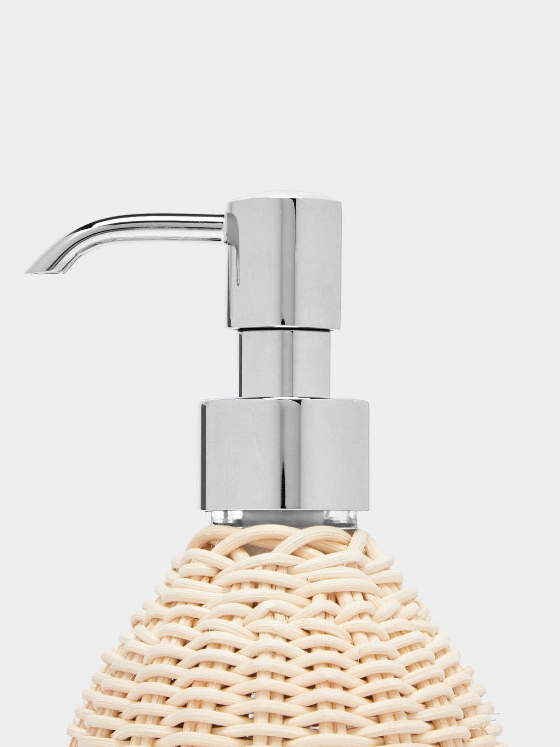Giobagnara - Rouen Leather and Rattan Soap Dispenser -  - ABASK