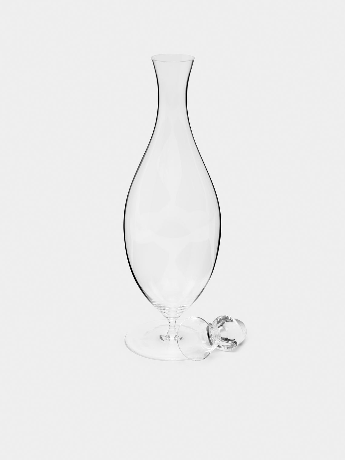 Lobmeyr - Josef Hoffmann Patrician Hand-Blown Crystal Wine Decanter - Clear - ABASK