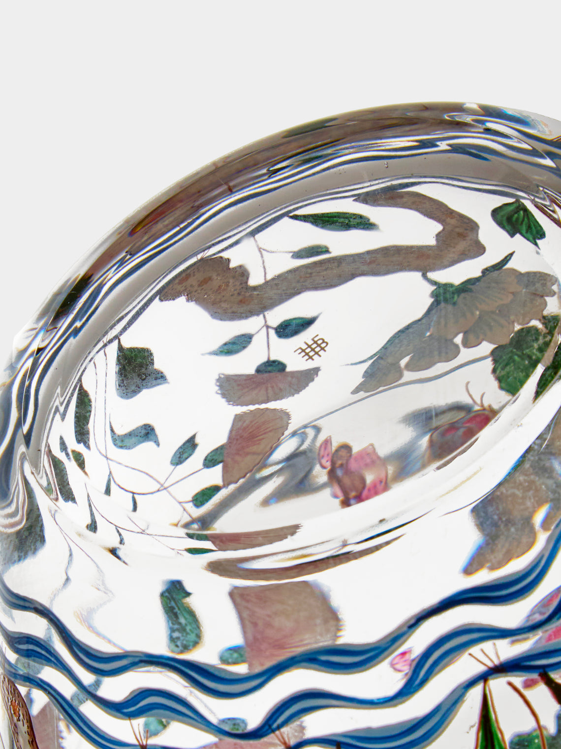 Lobmeyr - Chinese Flowers Hand-Blown Crystal Water Pitcher - Clear - ABASK