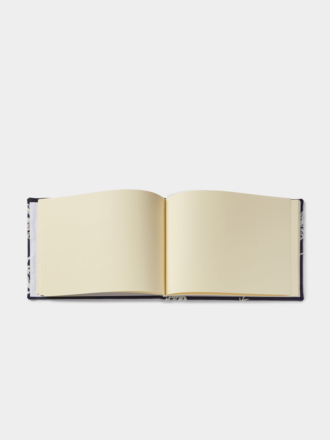 Esencial Hogar - Cosmo Embroidered Linen Guest Book -  - ABASK
