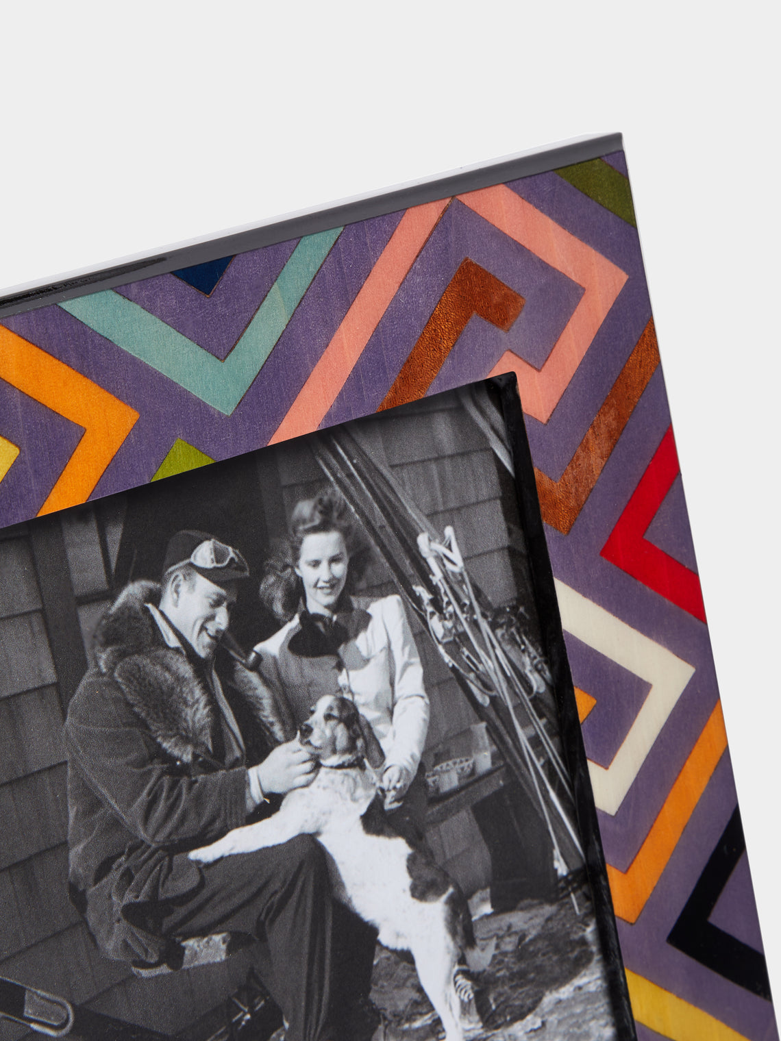 Biagio Barile - Labyrinth Wood Inlay Photo Frame -  - ABASK