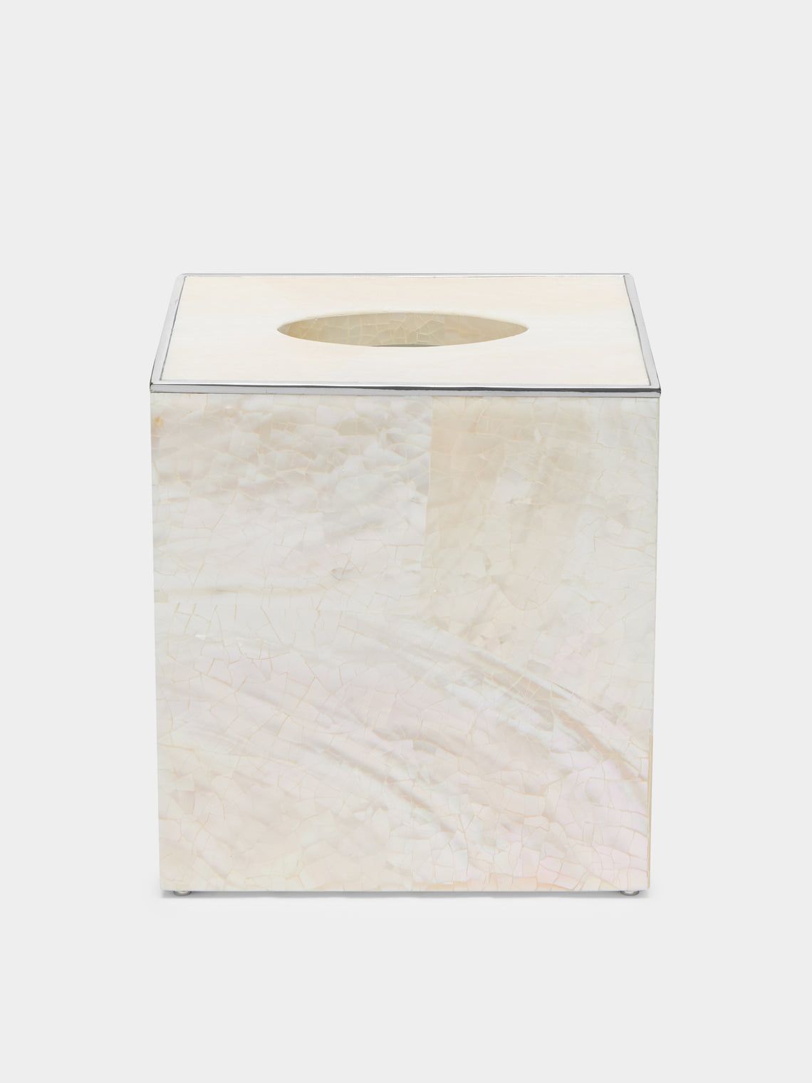 Objet Luxe - Sienna Mother-of-Pearl Square Tissue Box -  - ABASK - 