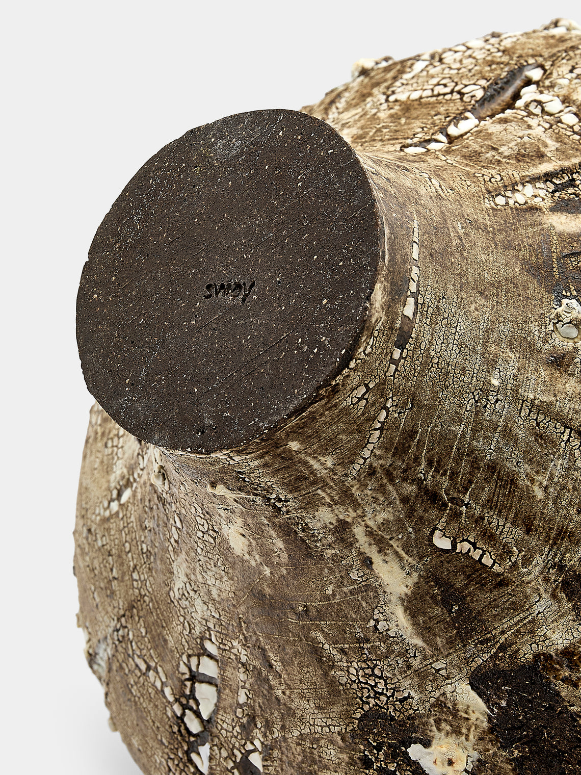 SWAY Ceramics - Poppy IV Stoneware Vase - Brown - ABASK