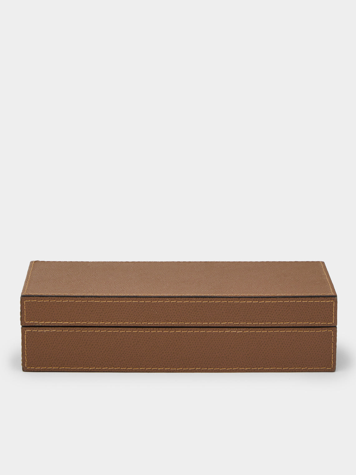 Giobagnara - Jeff Leather Cufflinks Box - Brown - ABASK