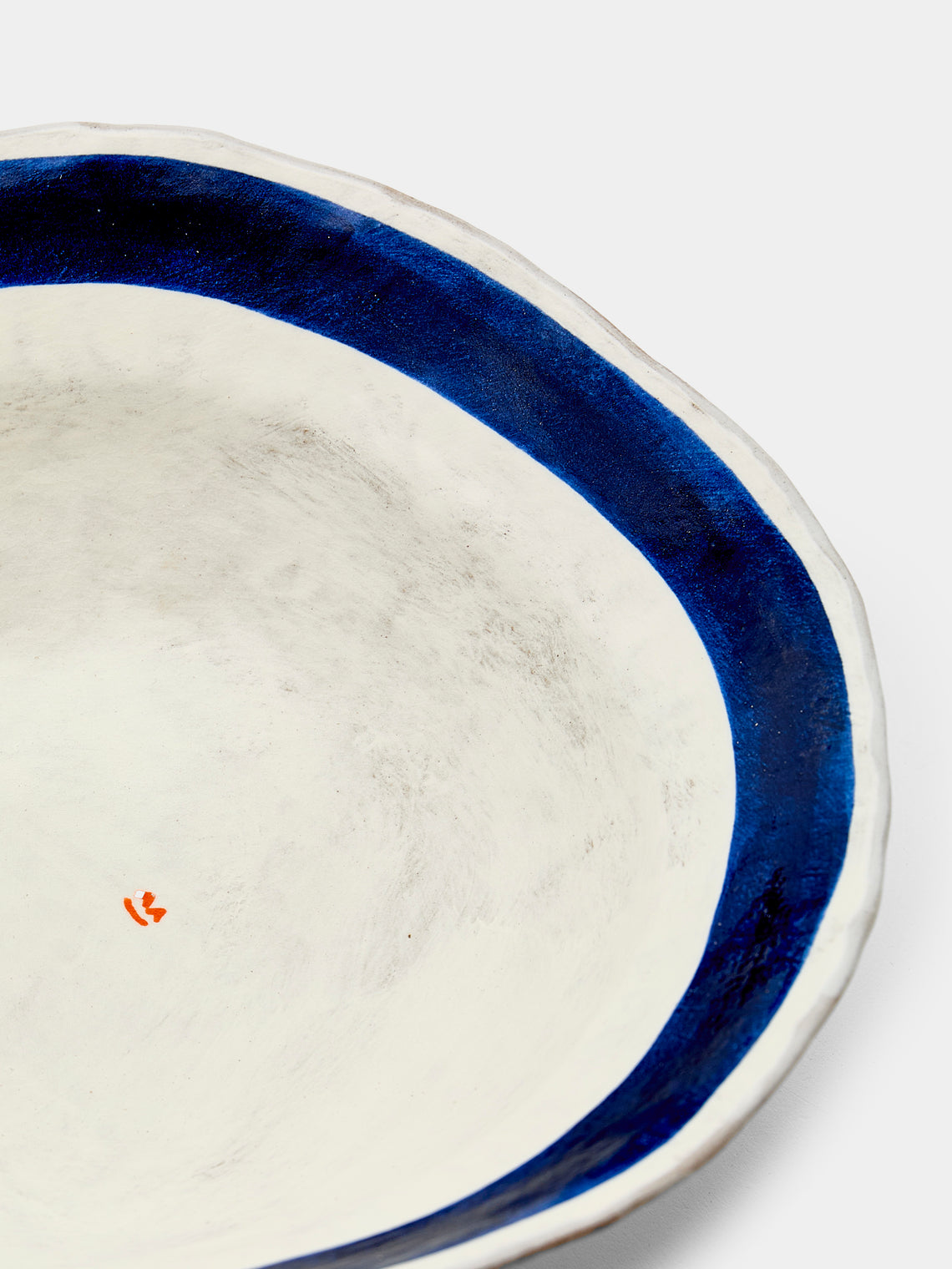 Yon Ho Kyung - Stripe Buncheong Ramen Bowl - White - ABASK