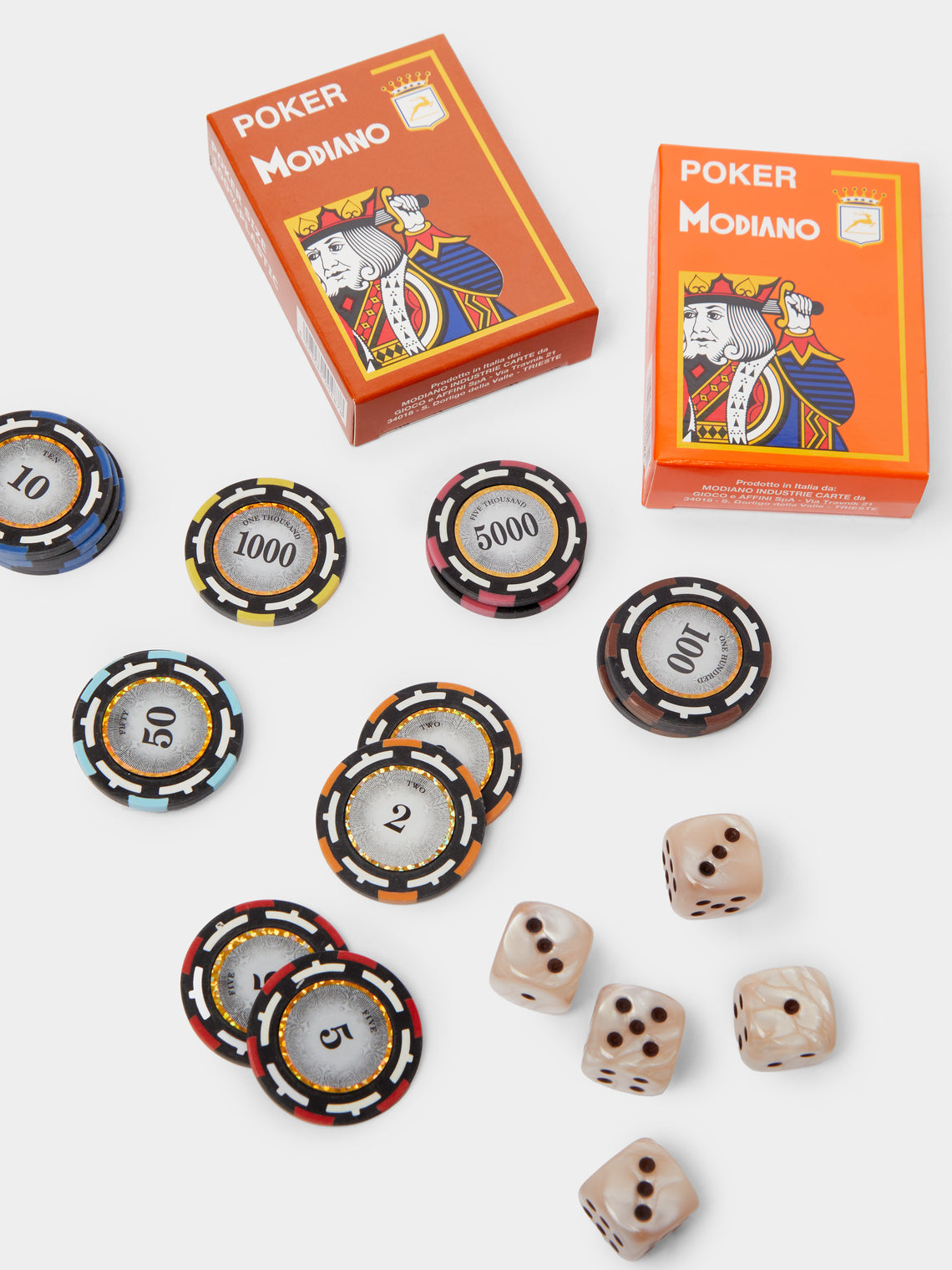 Hector Saxe - Leather Poker Set -  - ABASK