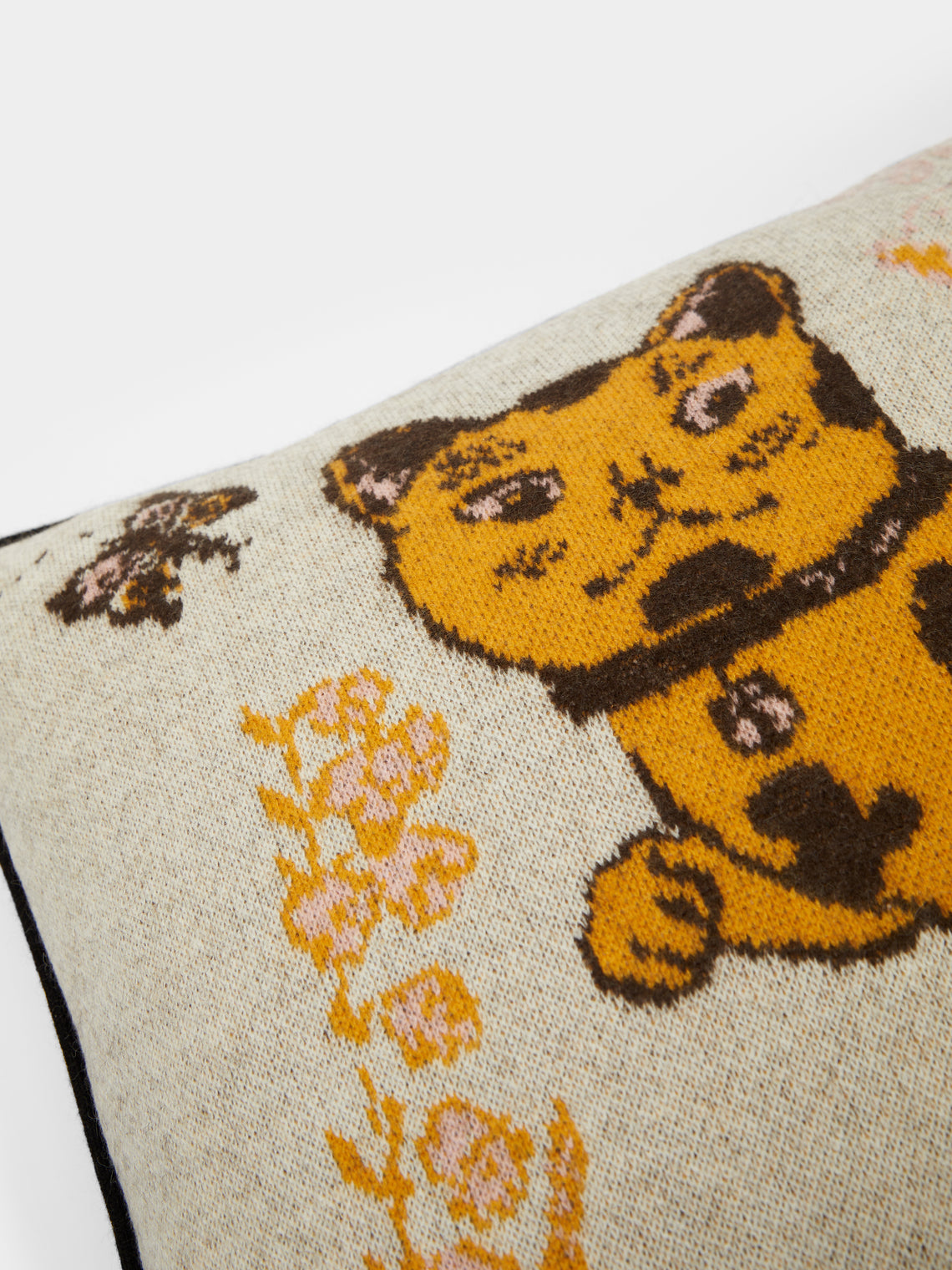 Saved NY - Le Chat Coquin Cashmere Cushion -  - ABASK