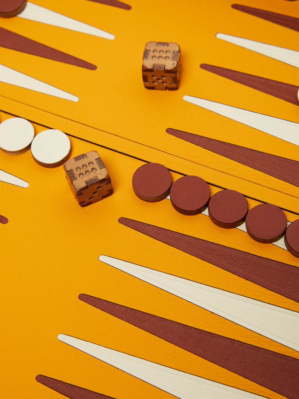 Métier - Leather Travel Backgammon Set -  - ABASK