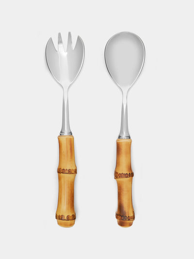 Lorenzi Milano - Bamboo Salad Serving Set -  - ABASK - 