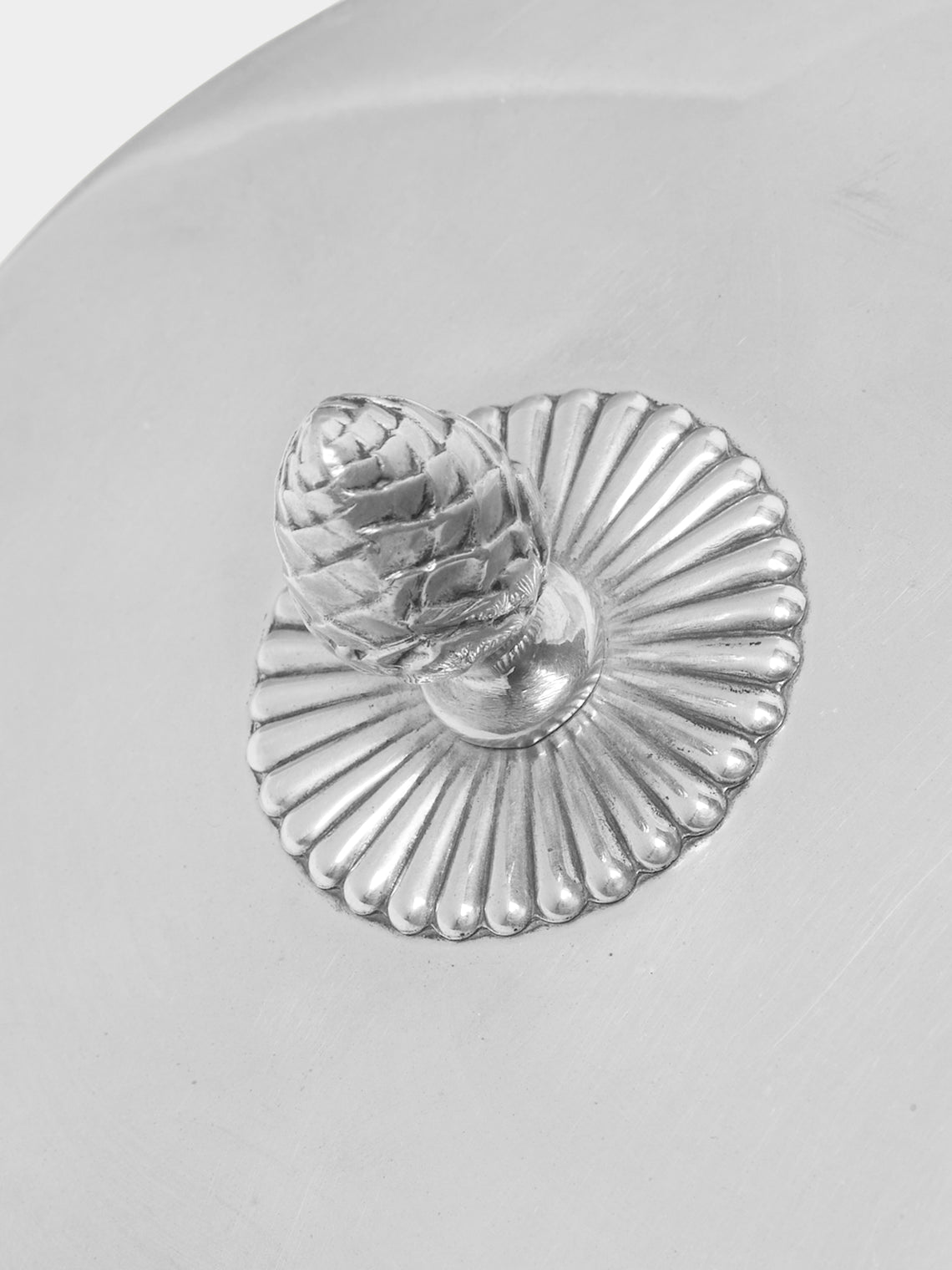 Antique and Vintage - 1950s Solid Silver Round Box -  - ABASK