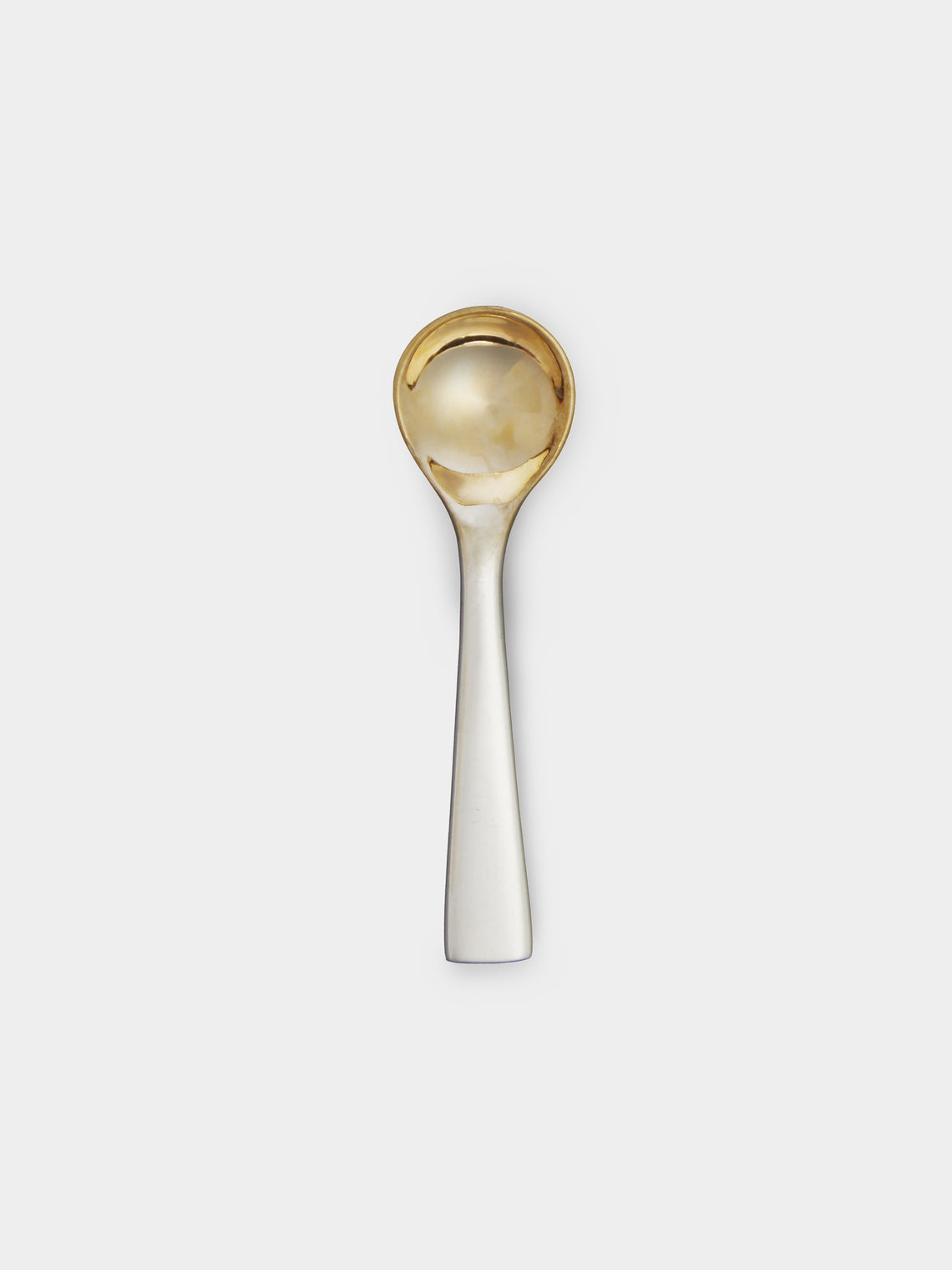 Jarosinski & Vaugoin - Turtle Sterling Silver and Gold Vermeil Salt Cellar with Spoon -  - ABASK