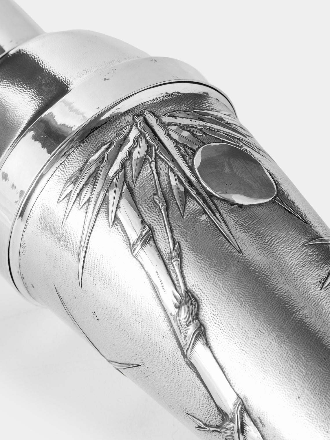 Antique and Vintage - 1930s Zeewo Solid Silver Bamboo Cocktail Shaker - Silver - ABASK