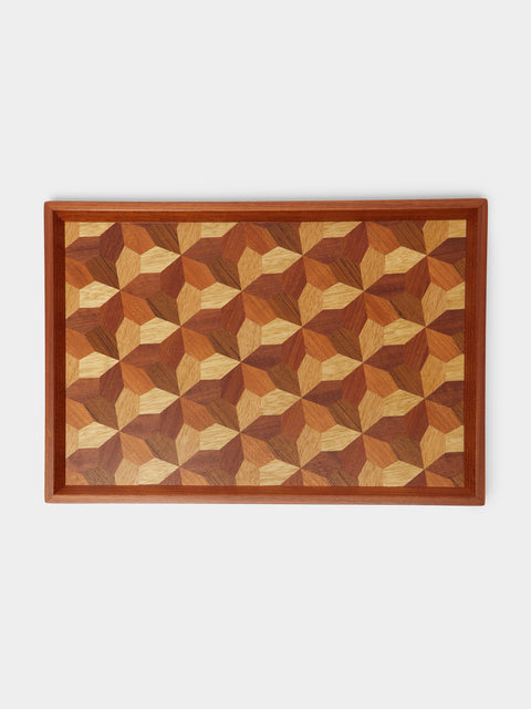 Mori Kougei - Poke Wood Rectangular Tray -  - ABASK - 
