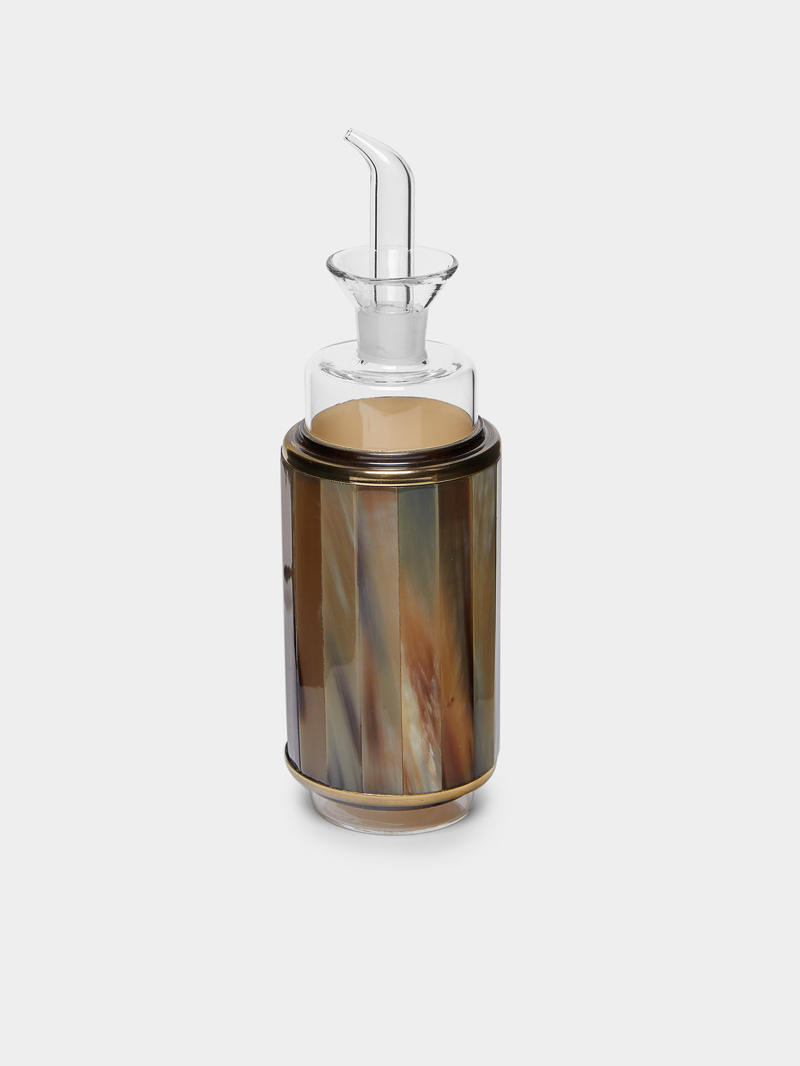 Lorenzi Milano - Zebu Horn and Iroko Pourers and Tray Set -  - ABASK