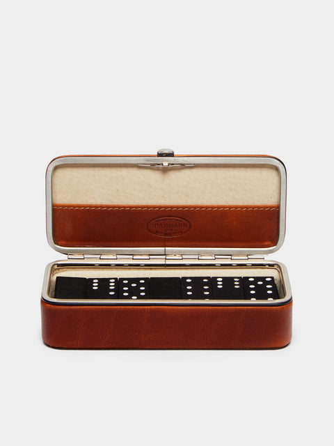 F. Hammann - Leather Dominoes Set -  - ABASK
