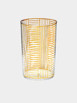 Lobmeyr - Series B Hand-Painted Crystal Water Tumbler - Gold - ABASK - 