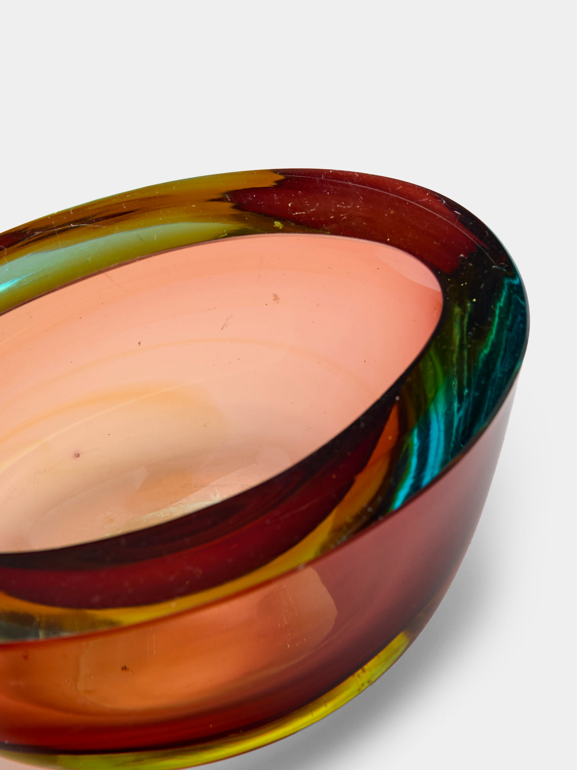 Antique and Vintage - Mid-Century Flavio Poli Murano Glass Ashtray -  - ABASK