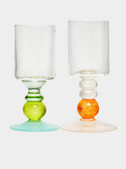 Gather - Miami Hand-Blown Wine Glasses (Set of 2) -  - ABASK - 