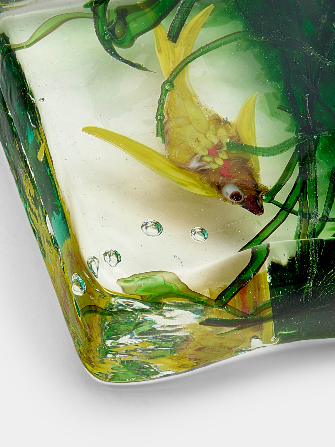 Antique and Vintage - 1940s Alfredo Barbini for Cenedese Fish Murano Glass Paperweight - Multiple - ABASK