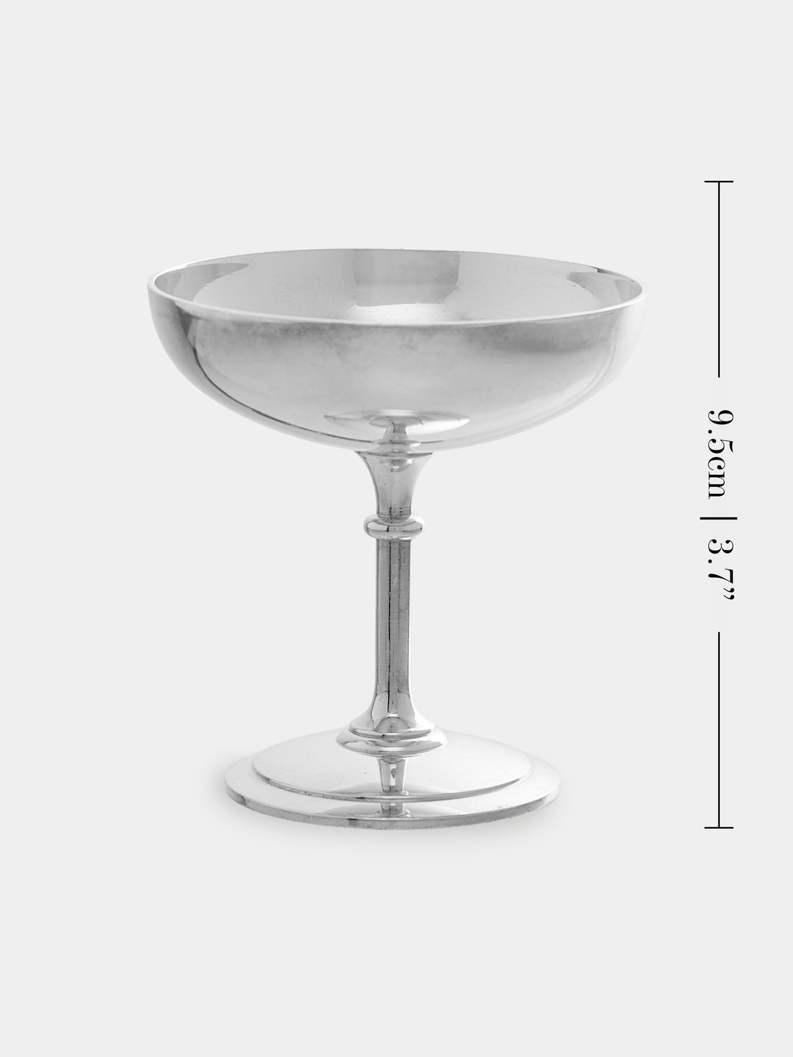 Antique and Vintage - 1980s Christofle Silver-Plated Sundae Bowls (Set of 8) - Silver - ABASK