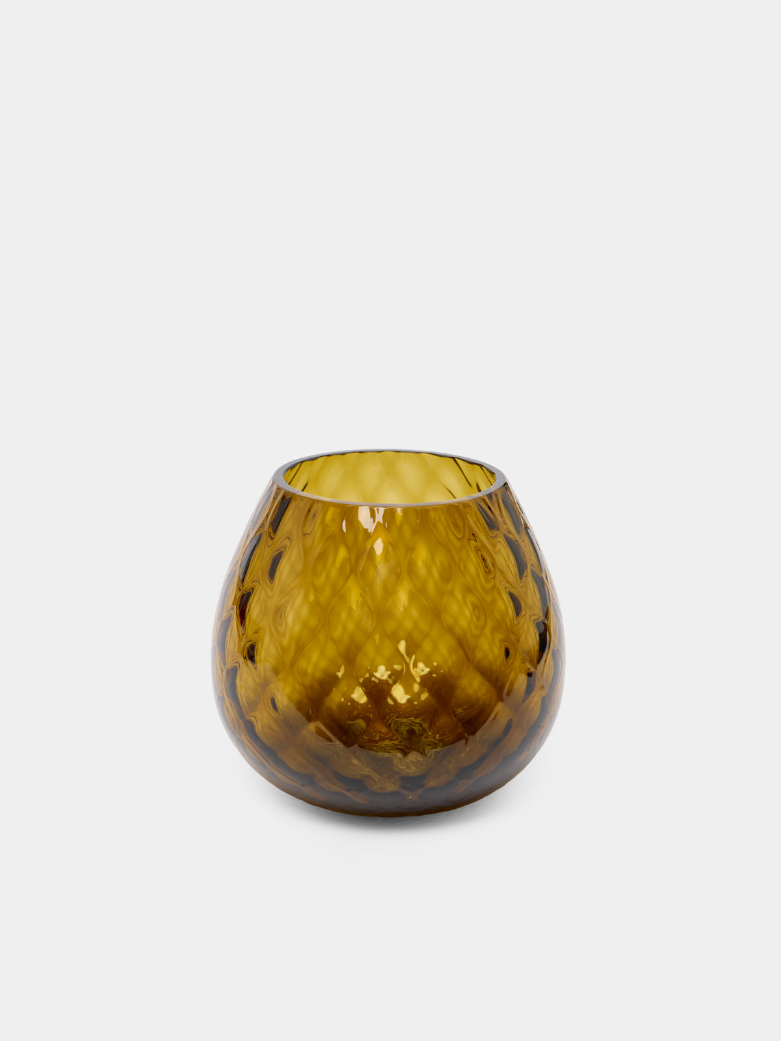 NasonMoretti - Macrame Tealight Holders (Set of 4) - Yellow - ABASK