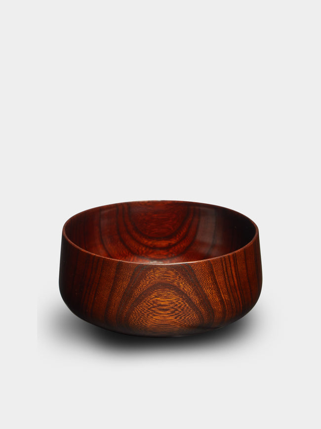 Suk Keun Kang - Ottchil Wood Small Footed Bowl -  - ABASK - 