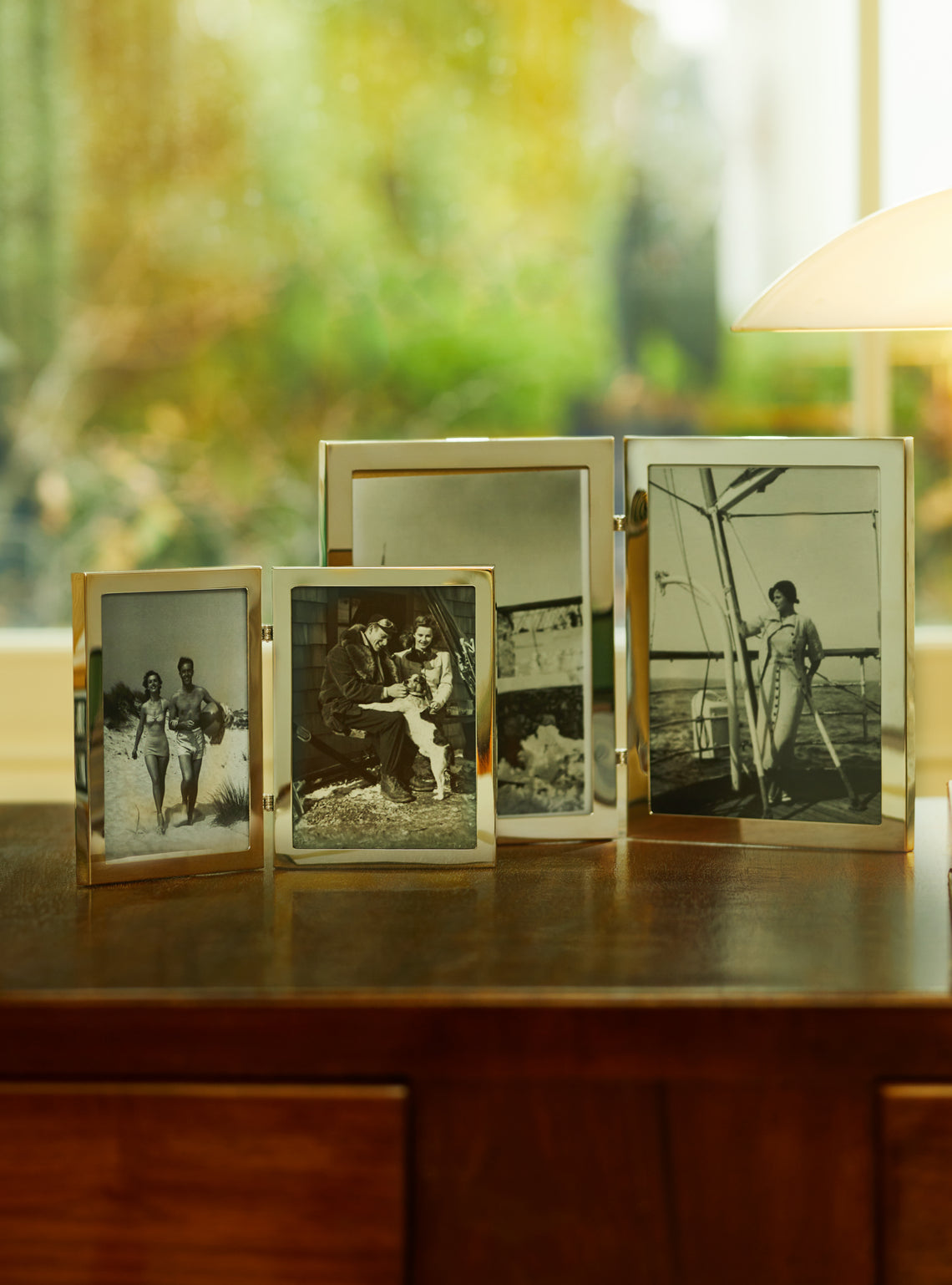 William & Son - Sterling Silver Double Photo Frame -  - ABASK