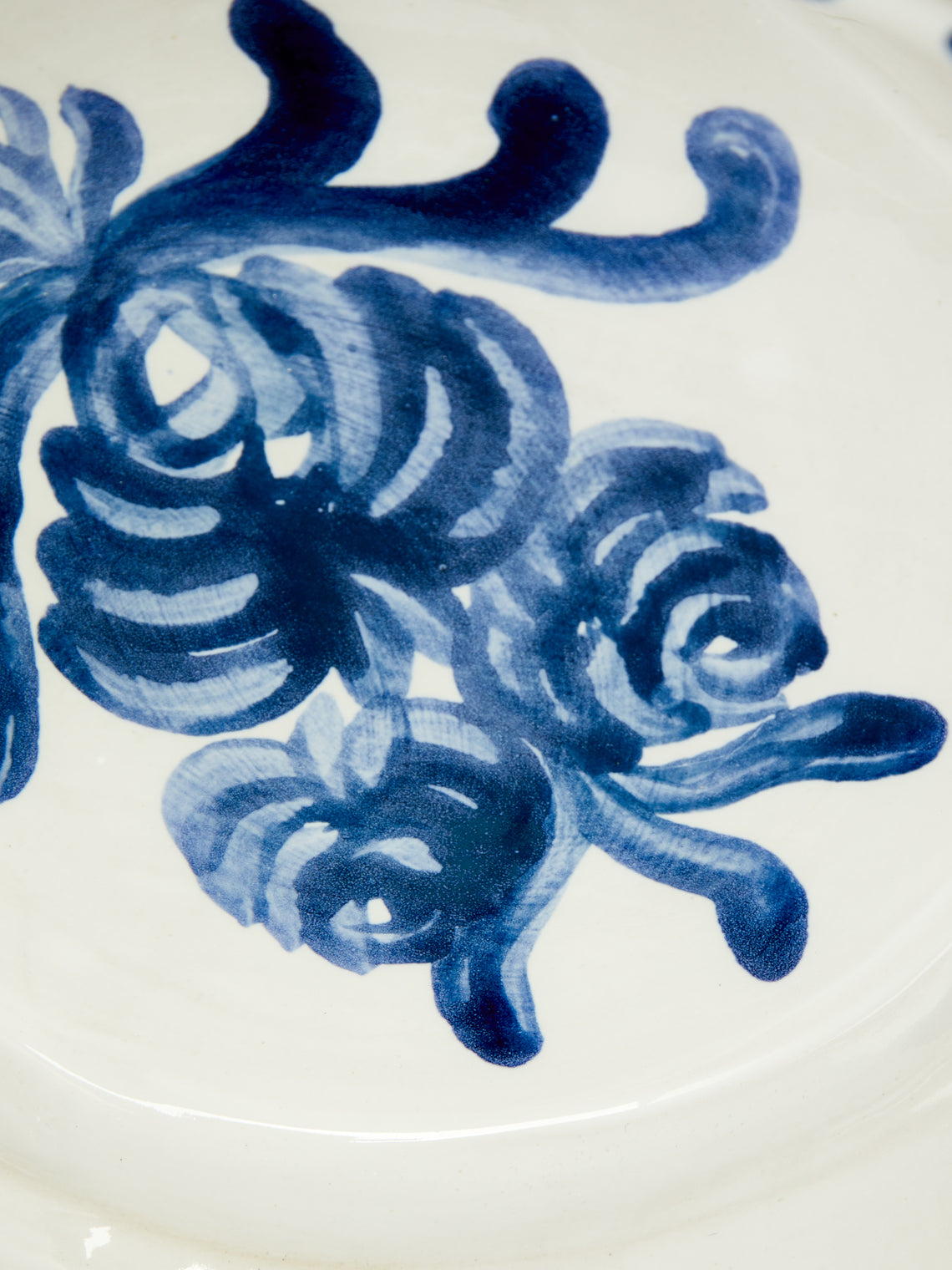 Zsuzsanna Nyul - Hand-Painted Ceramic Large Salad Bowl -  - ABASK