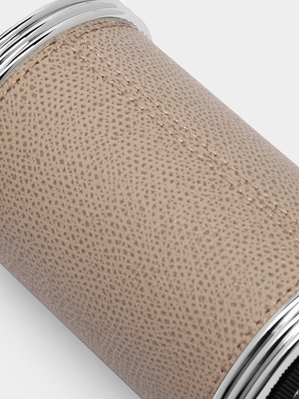 Giobagnara - Amalfi Leather Toothbrush Holder - Taupe - ABASK