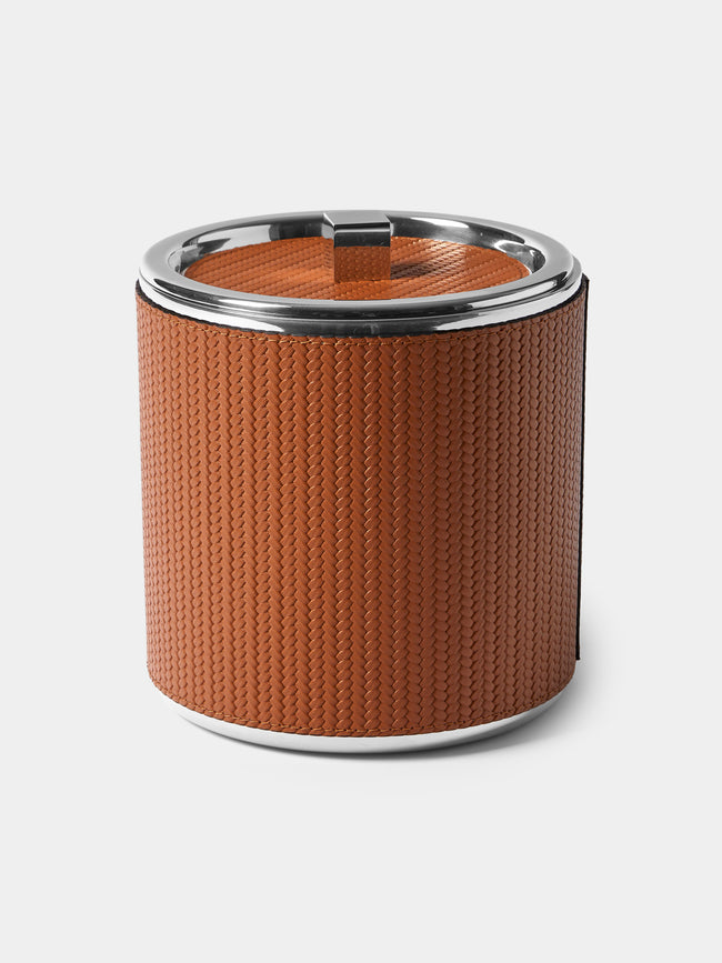 Pinetti - Glacettes Leather Ice Bucket - Camel - ABASK - 