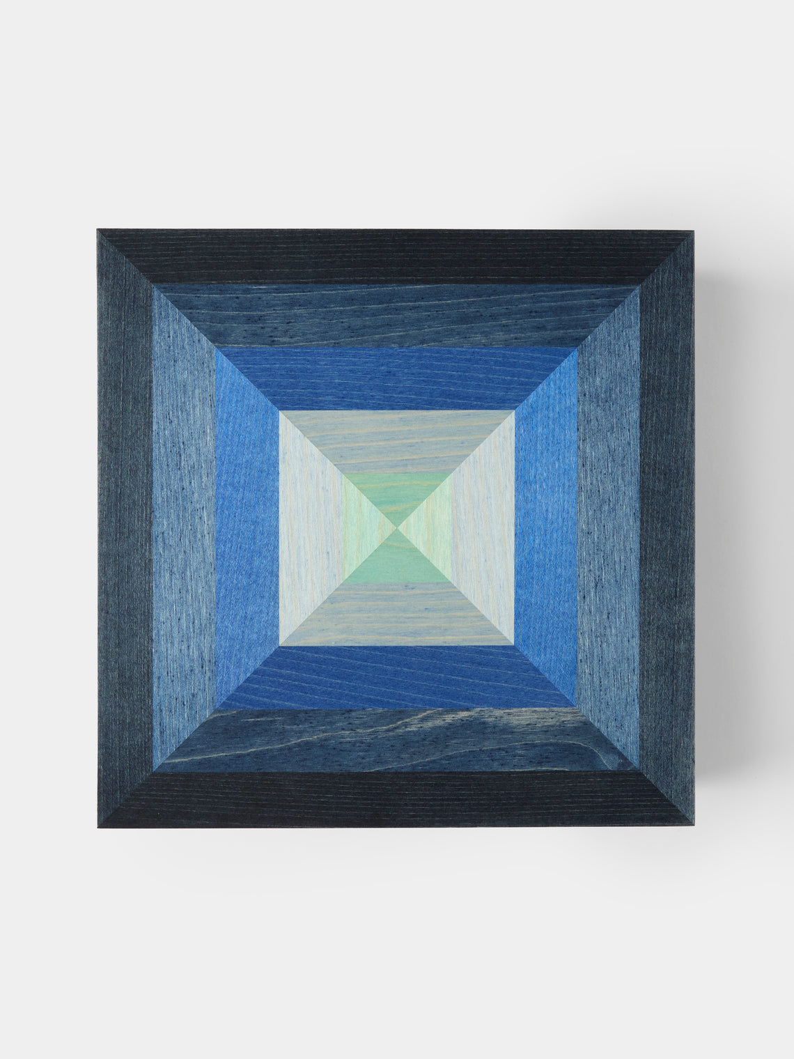 Kevin Stamper - Albers Wood Desk Box - Blue - ABASK