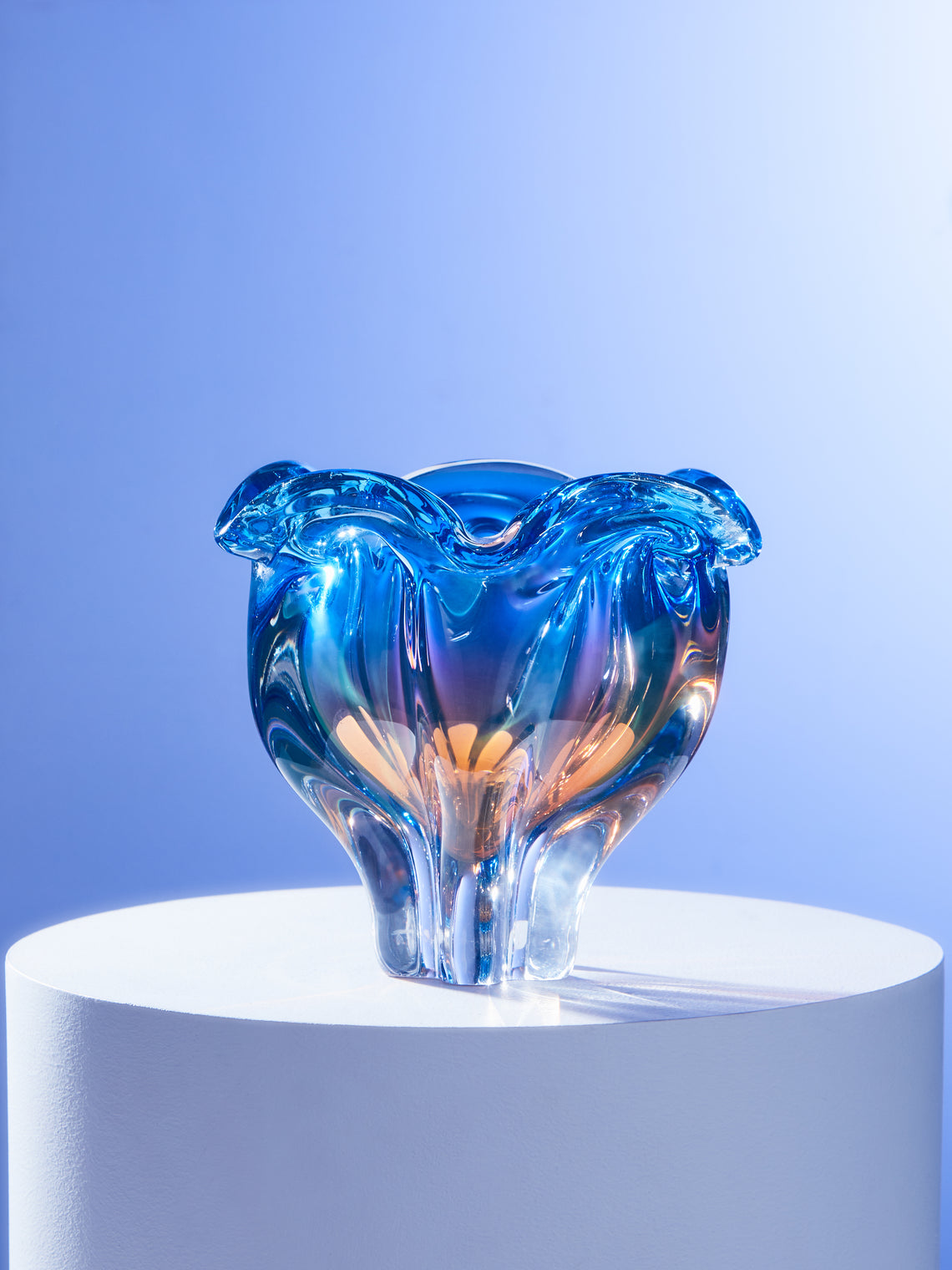 Antique and Vintage - Mid-Century Murano Glass Bowl -  - ABASK
