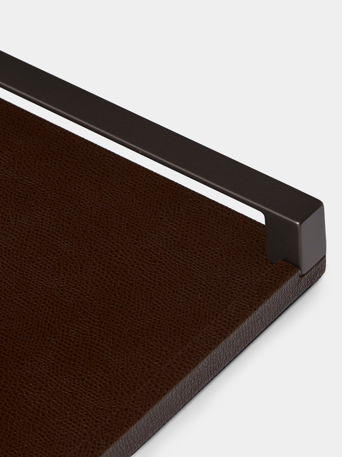 Pinetti - Giove Leather Tray (21in/53cm) - Navy - ABASK