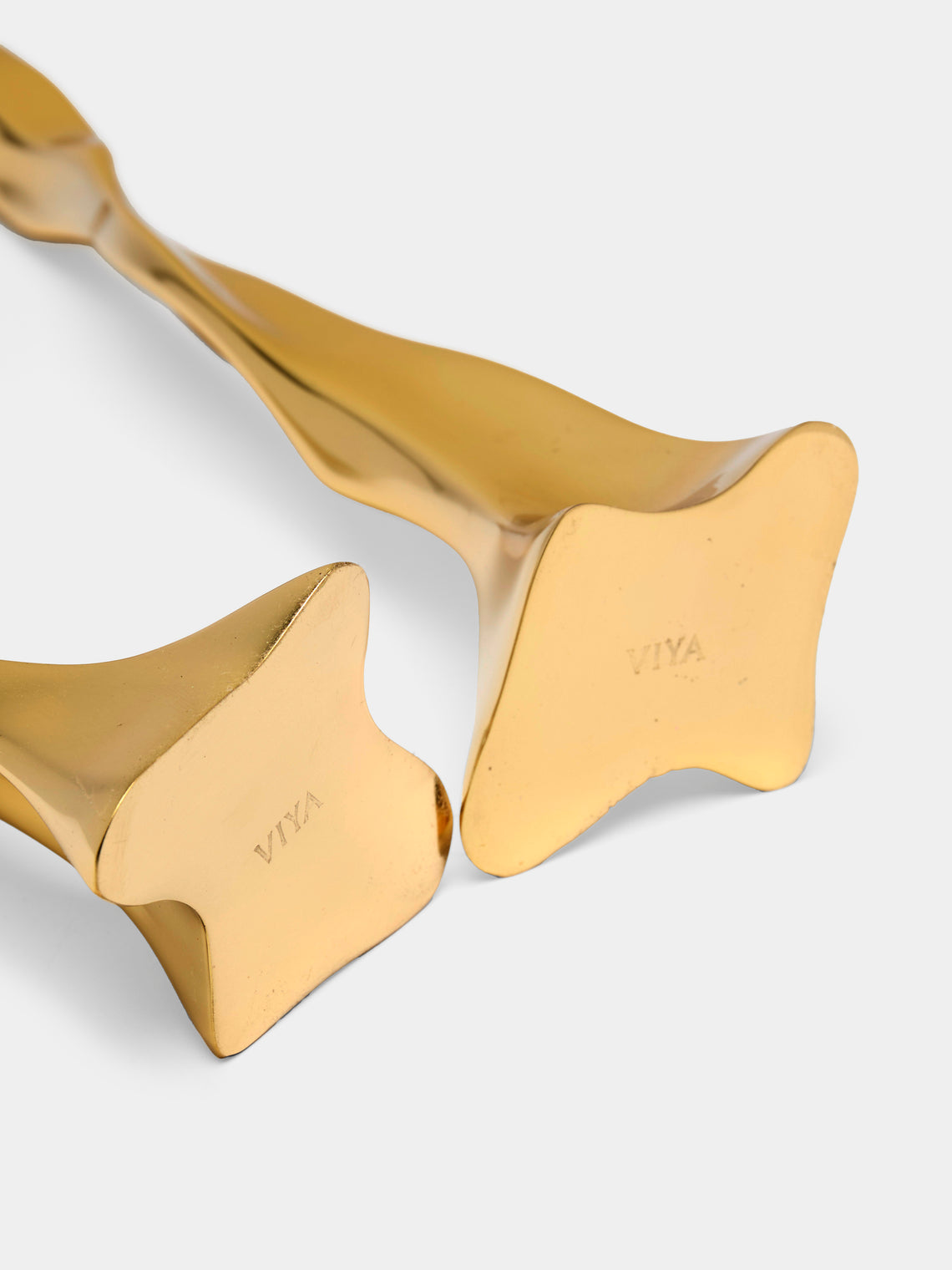 Viya - Under the Banyan Brass Candlesticks (Set of 2) -  - ABASK