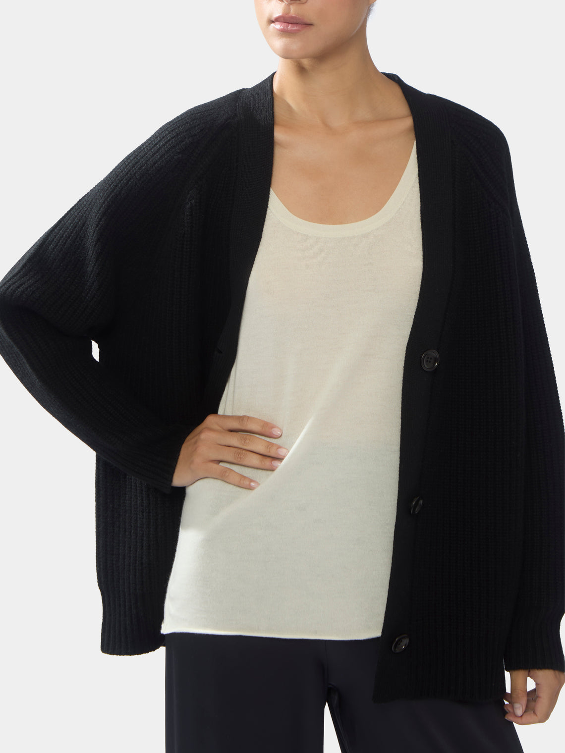 Women's Cashmere Oversized Cardigan | Size: S