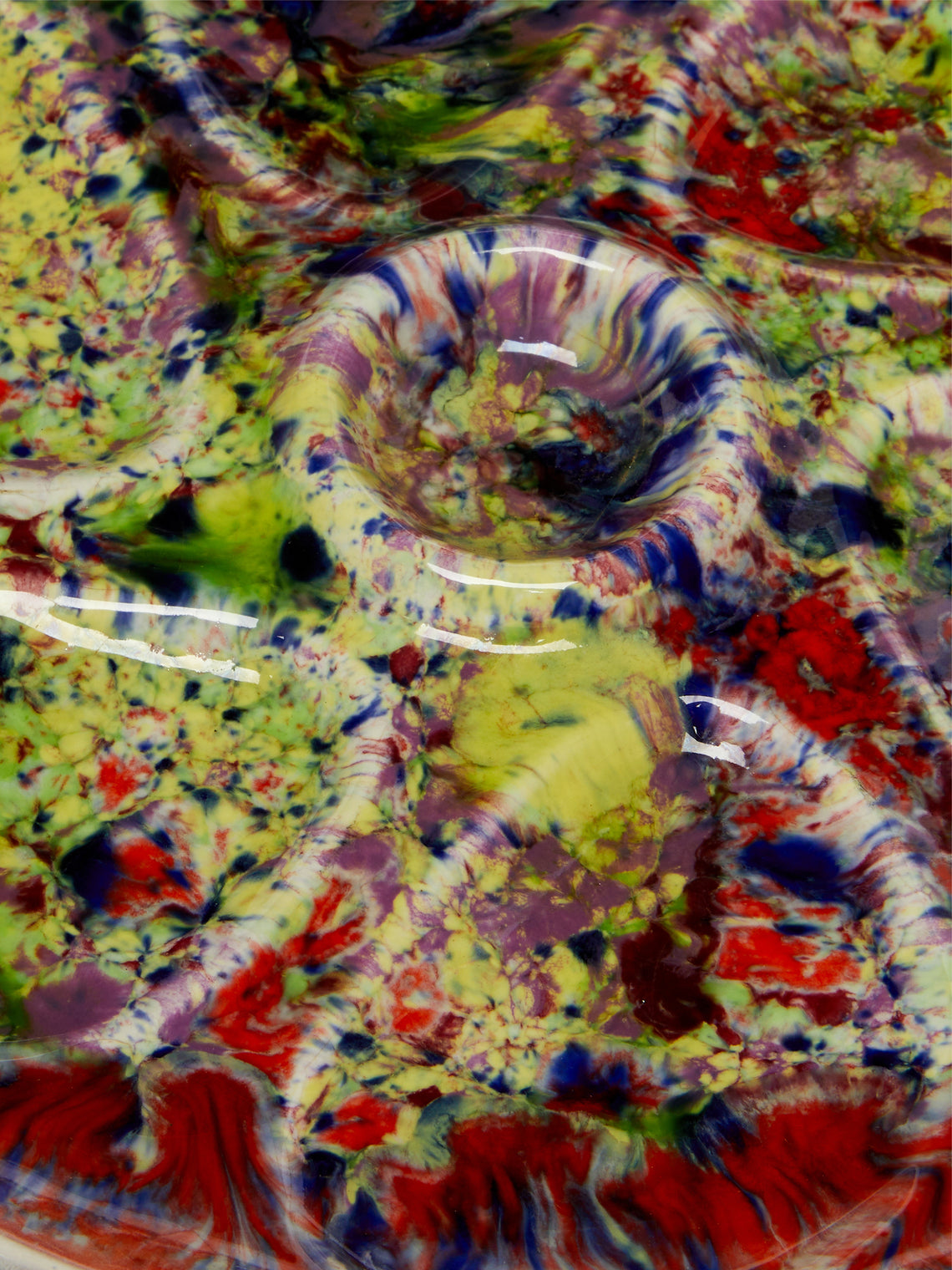 Antique and Vintage - 1960s Abstract Oyster Plate -  - ABASK